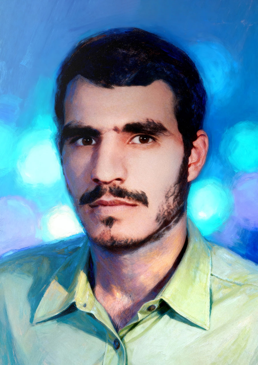 تصویرسازی چهره شهید جواد رسولی